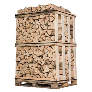 Haya Leños de madera de haya extraseco para calefacción de alto rendimiento 2 m, 2 estéreos.
